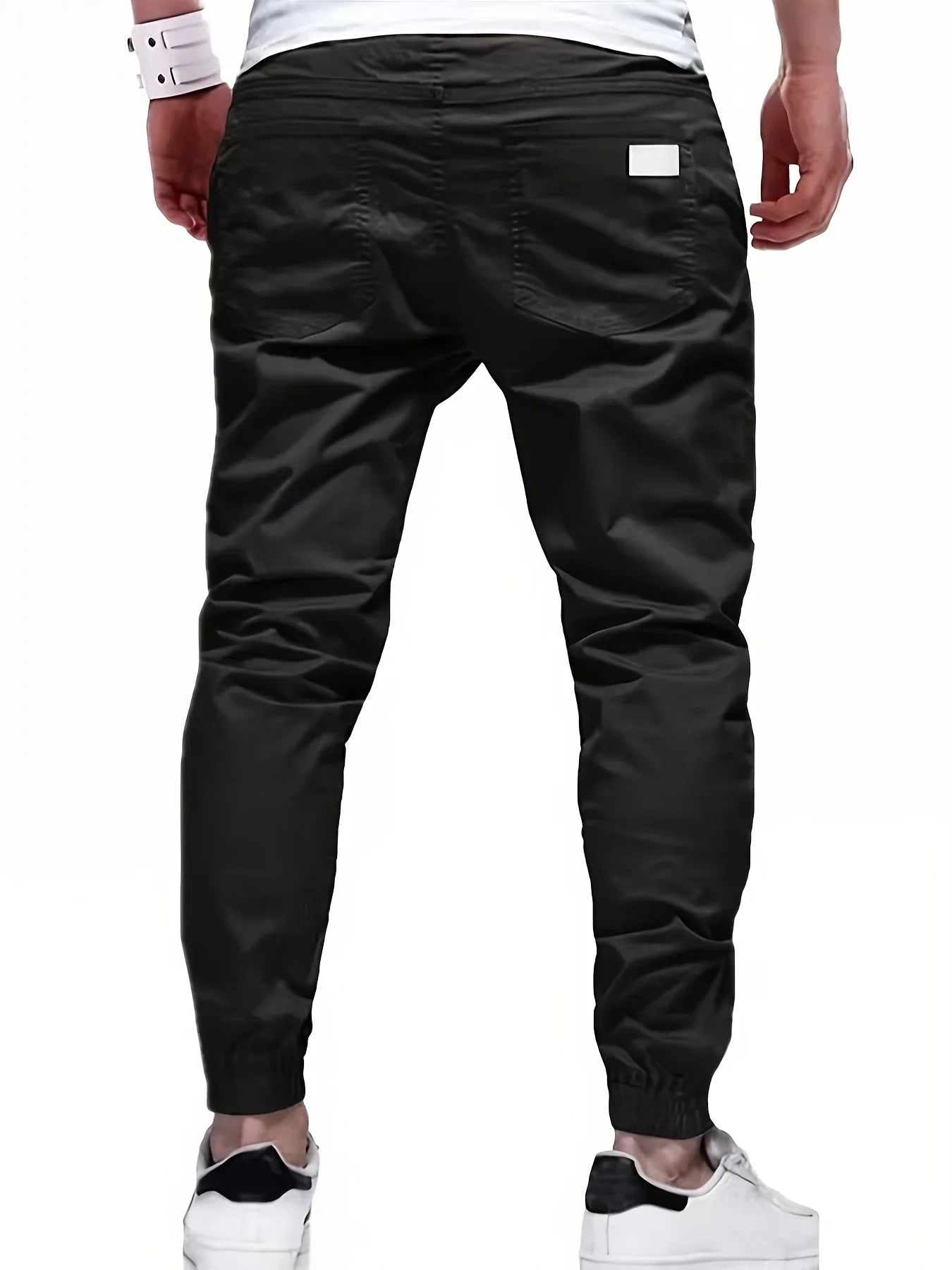 Pantalones deportivos casuales para hombre, pantalones deportivos tipo jogger cargo tipo harén, pantalones pitillo.