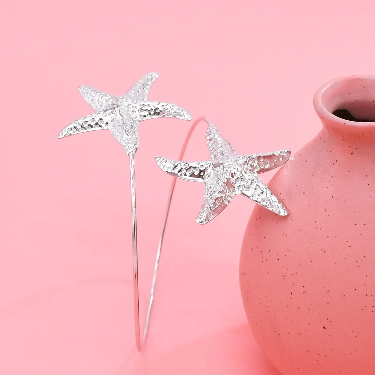 New Fashion Golden Alloy 2 Starfish Arm Bracelet for Women  Summer Beach \Dance Party Cuff Bracelets Jewlery Accessories Gifts