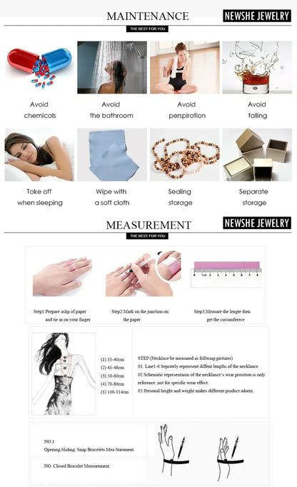 Anillo de compromiso Newshe de 2 piezas con forma de lágrima para mujer, de plata 925, con circonitas cúbicas de alta calidad.