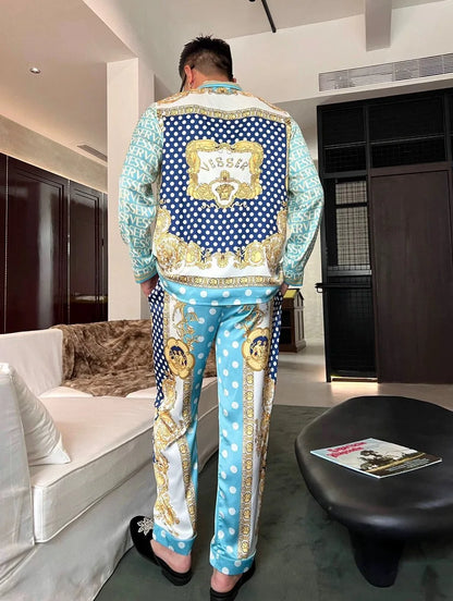 Ropa de playa de seda de hielo para hombre