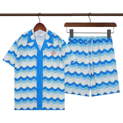 Summer vibes men Beach shorts set