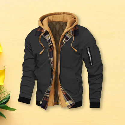 Chaqueta con capucha ChillGuard para hombre: dos en uno con estilo