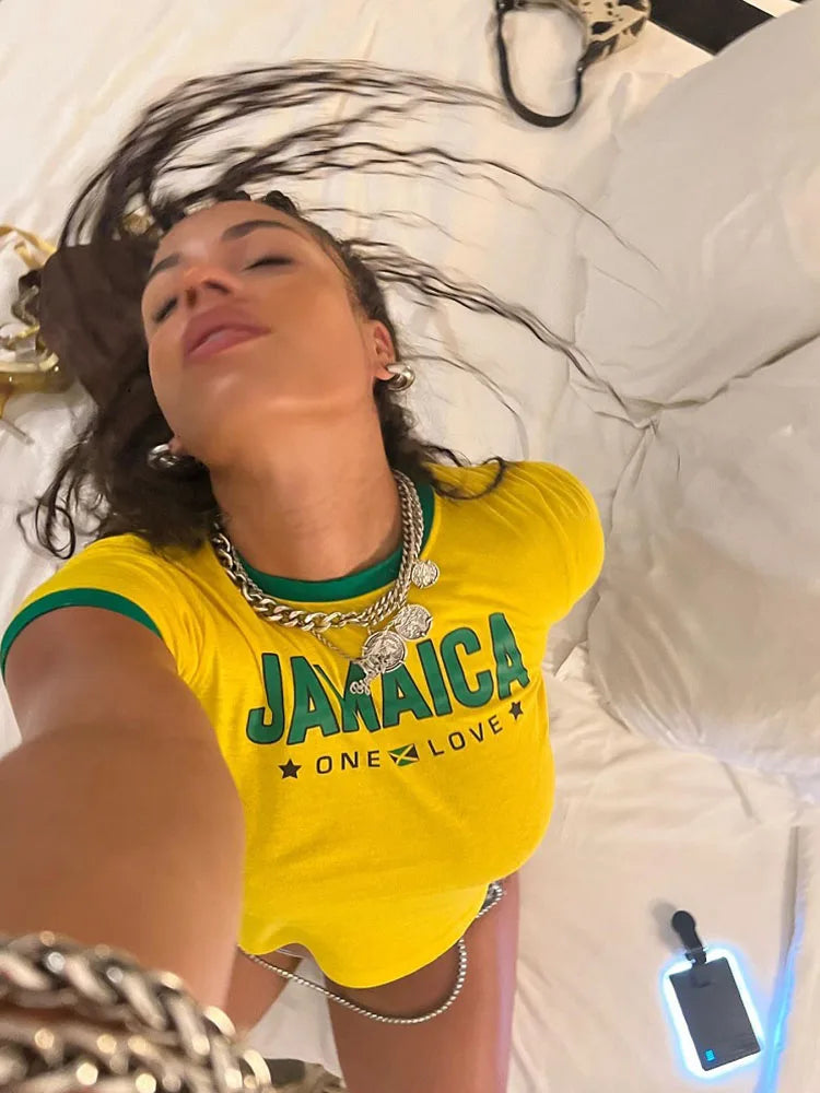 牙買加泳裝露臍上衣