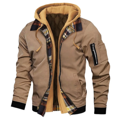 Chaqueta con capucha ChillGuard para hombre: dos en uno con estilo