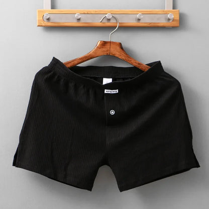 Ropa interior de algodón elástico WJ para hombre, calzoncillos tipo bóxer con rosca, pantalones aro para dormir, ropa interior, calzoncillos tipo bóxer para hombre, bragas