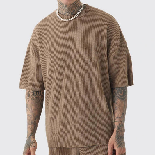 Conjunto de ropa de calle informal de playa para hombre