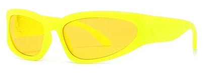 獨特的Y2K設計師奢華太陽眼鏡，女士長方形大框太陽眼鏡，男士戶外防紫外線經典2000S黑色款