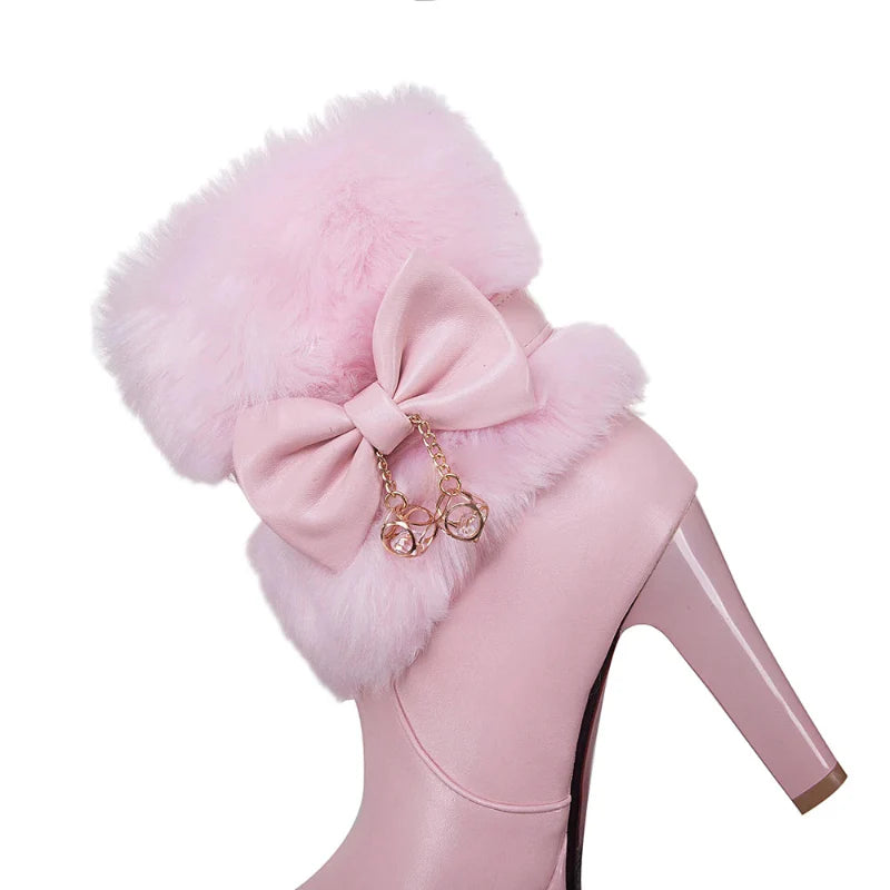 High Heel Winter Boots