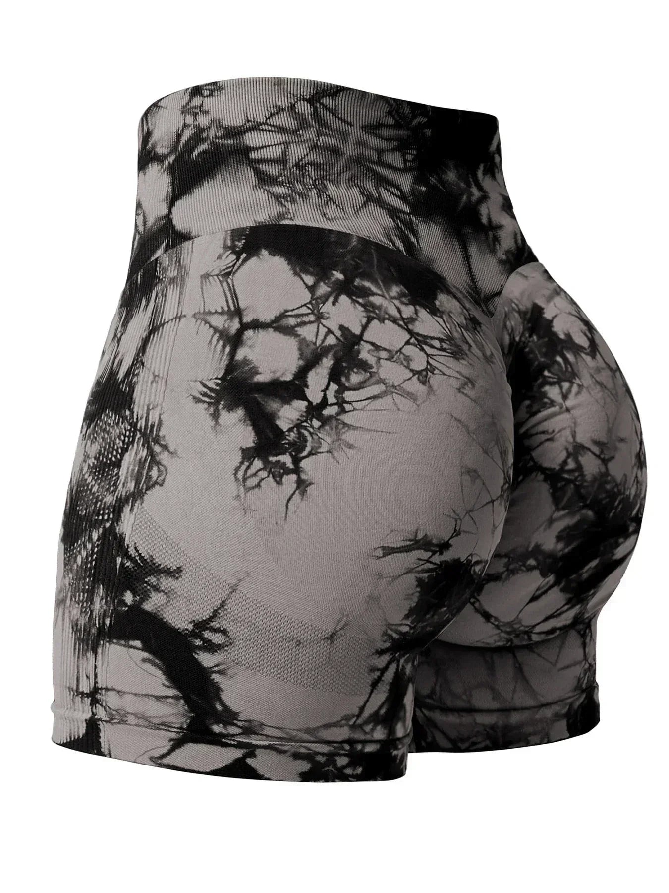 2024 Summer New 16 Color Sexy Tie Dye Shorts Woman Fitness Seamless Butt Lifting Shorts One Pieces Activewear Running Outdoors