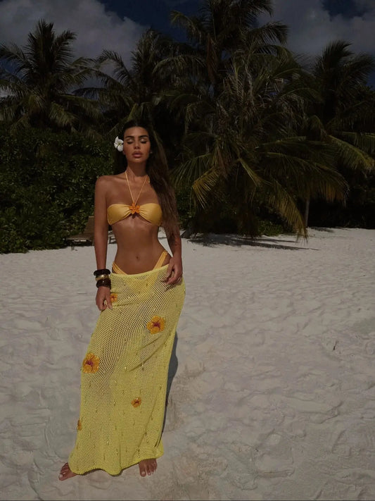 熱帶莎莉三件式泳衣