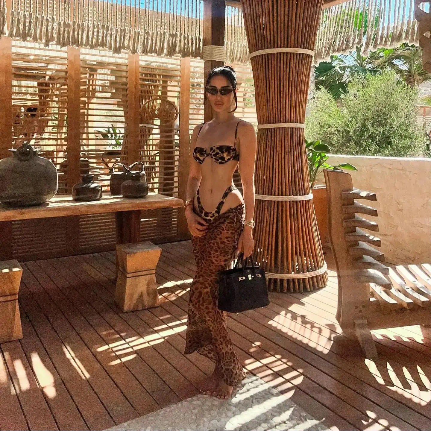 LeoQueen 三件式泳衣