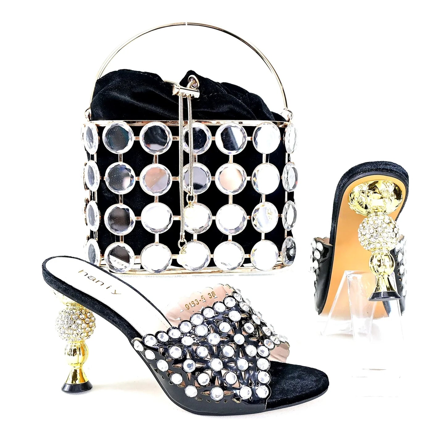 Conjunto de zapatos y bolso a juego HRT1-22