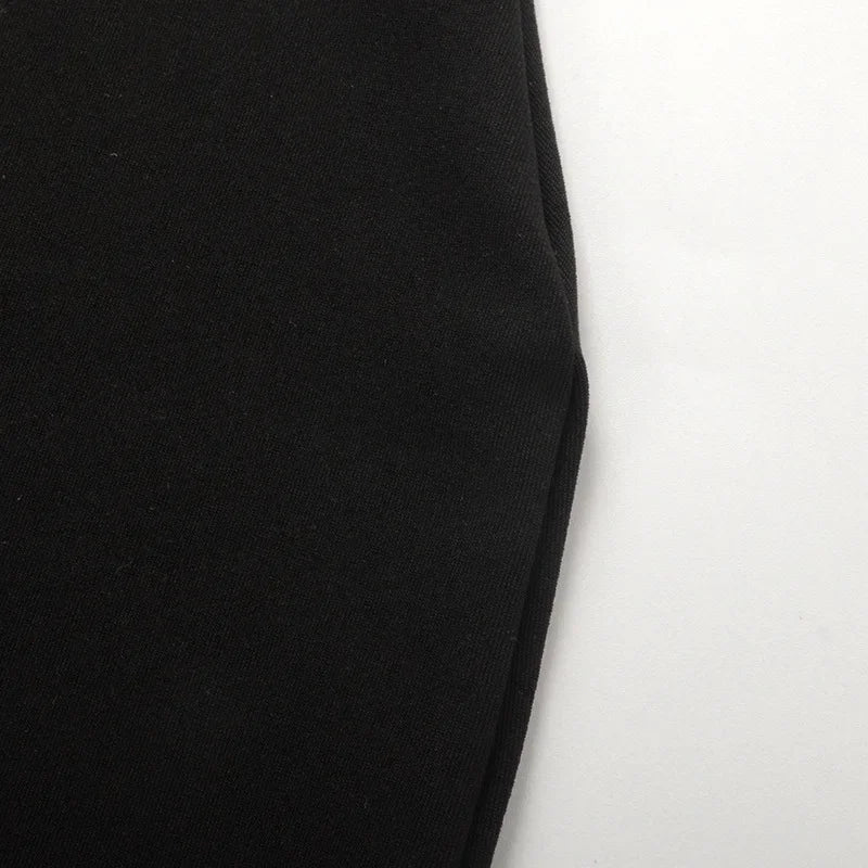 黑色露背緊身長洋裝 | 哥德式吊帶洋裝 -femstylo