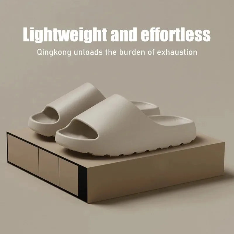 椰子拖鞋 雲朵厚底涼鞋 夏季時尚軟底沙灘男士拖鞋 女士涼鞋 EVA拖鞋