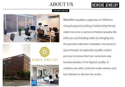 Anillo de compromiso Newshe de 2 piezas con forma de lágrima para mujer, de plata 925, con circonitas cúbicas de alta calidad.