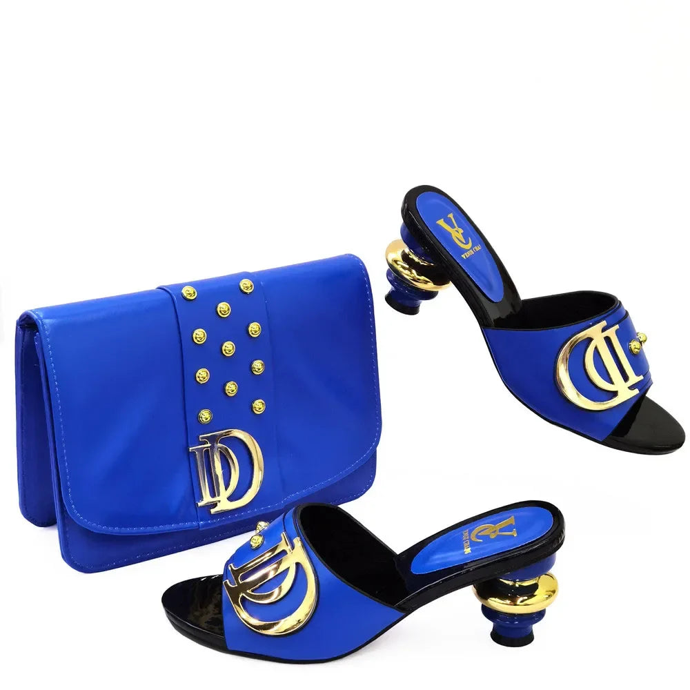 New Arrival Italian Shoes with Matching Bags Set