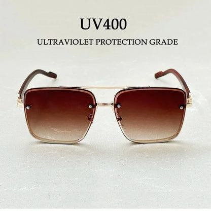 New Square Sunglasses For Men Vintage Outdoor Sunglasses Oculos Designer Wooden Glasses Sunscreen Sun Lentes Dropshipping Gafas