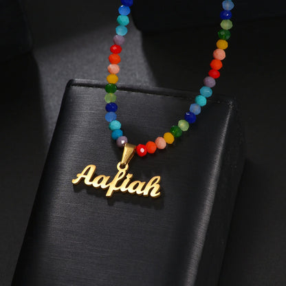 Joyería personalizada con cuentas