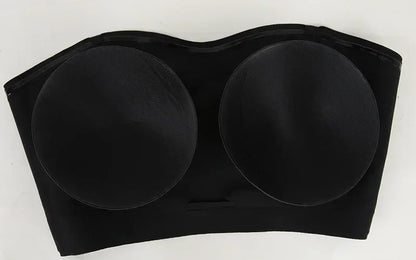 女士性感大尺碼聚攏文胸，柔軟透氣，無鋼圈，防滑無縫，可拆卸肩帶和罩杯。