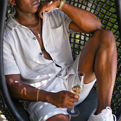 舒適涼爽男士沙灘短褲套裝