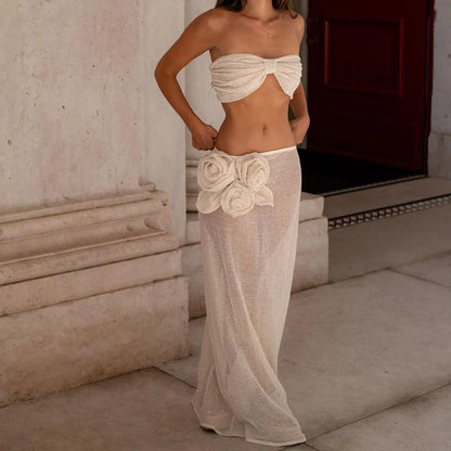 Delissa 三件式泳衣和罩衫