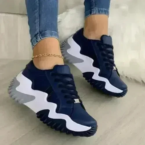 Zapatillas vulcanizadas con plataforma - Zapatos transpirables | Femstylo 