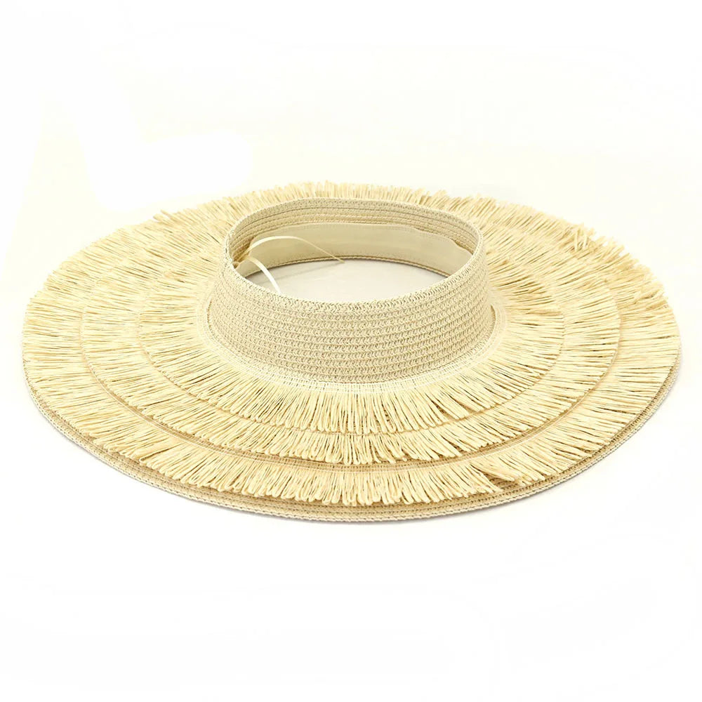 女士設計師款空頂遮陽帽