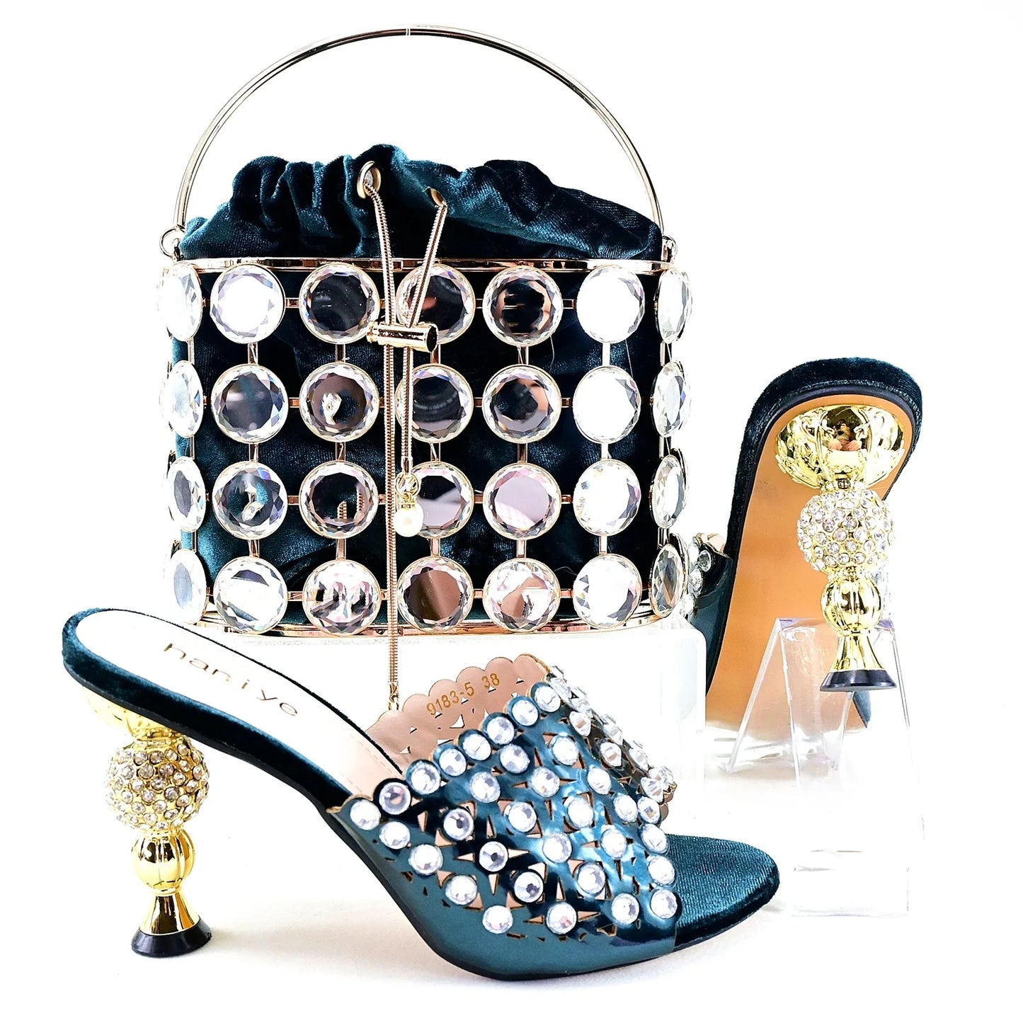 Conjunto de zapatos y bolso a juego HRT1-22