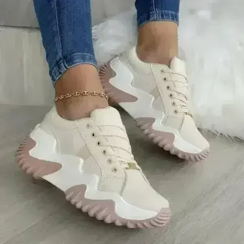 Zapatillas vulcanizadas con plataforma - Zapatos transpirables | Femstylo 