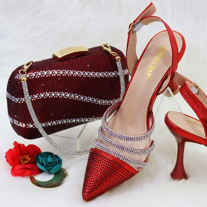Conjunto de zapatos y bolso a juego HGB1-1