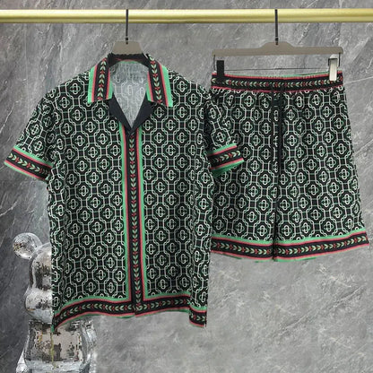 Conjunto de ropa de playa suelta de verano para hombre Vacay