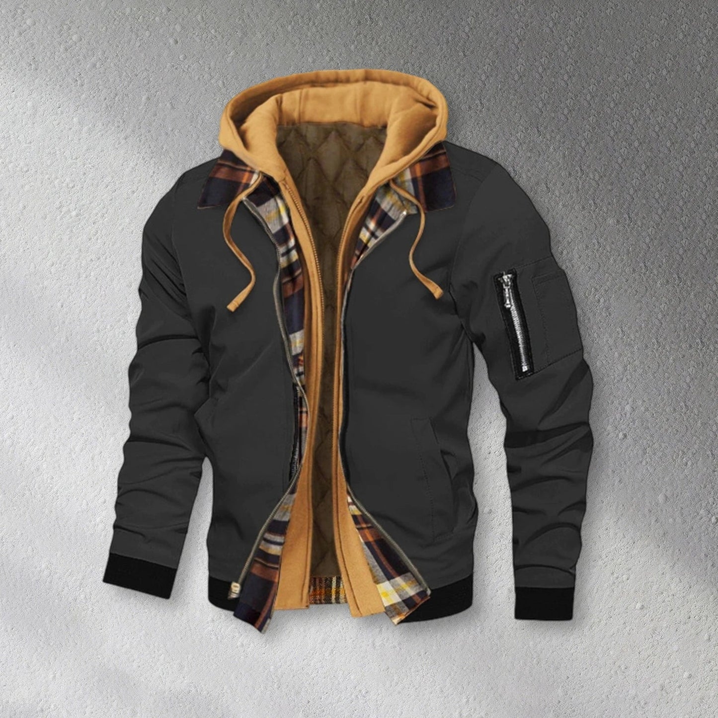 Chaqueta con capucha ChillGuard para hombre: dos en uno con estilo