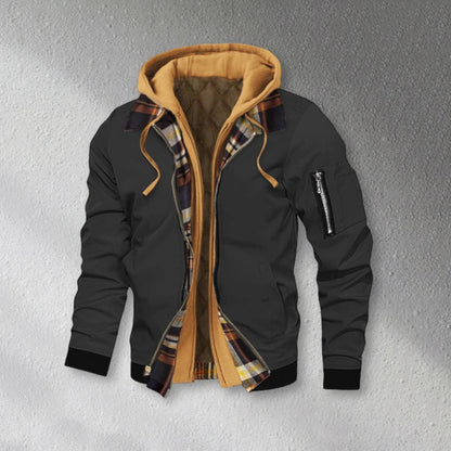 Chaqueta con capucha ChillGuard para hombre: dos en uno con estilo