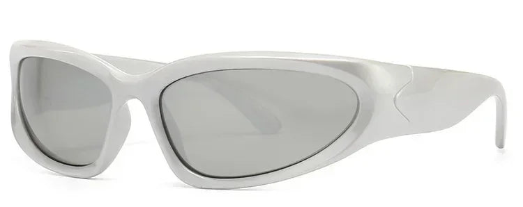 獨特的Y2K設計師奢華太陽眼鏡，女士長方形大框太陽眼鏡，男士戶外防紫外線經典2000S黑色款