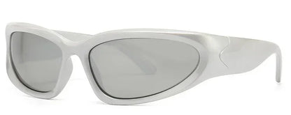 獨特的Y2K設計師奢華太陽眼鏡，女士長方形大框太陽眼鏡，男士戶外防紫外線經典2000S黑色款