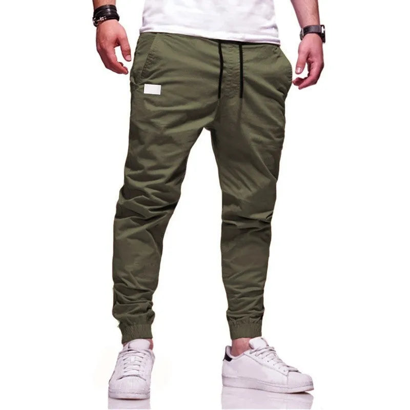 Pantalones deportivos casuales para hombre, pantalones deportivos tipo jogger cargo tipo harén, pantalones pitillo.