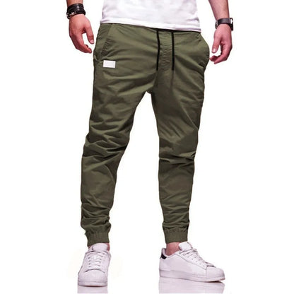 Pantalones deportivos casuales para hombre, pantalones deportivos tipo jogger cargo tipo harén, pantalones pitillo.