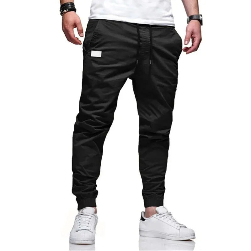 Pantalones deportivos casuales para hombre, pantalones deportivos tipo jogger cargo tipo harén, pantalones pitillo.