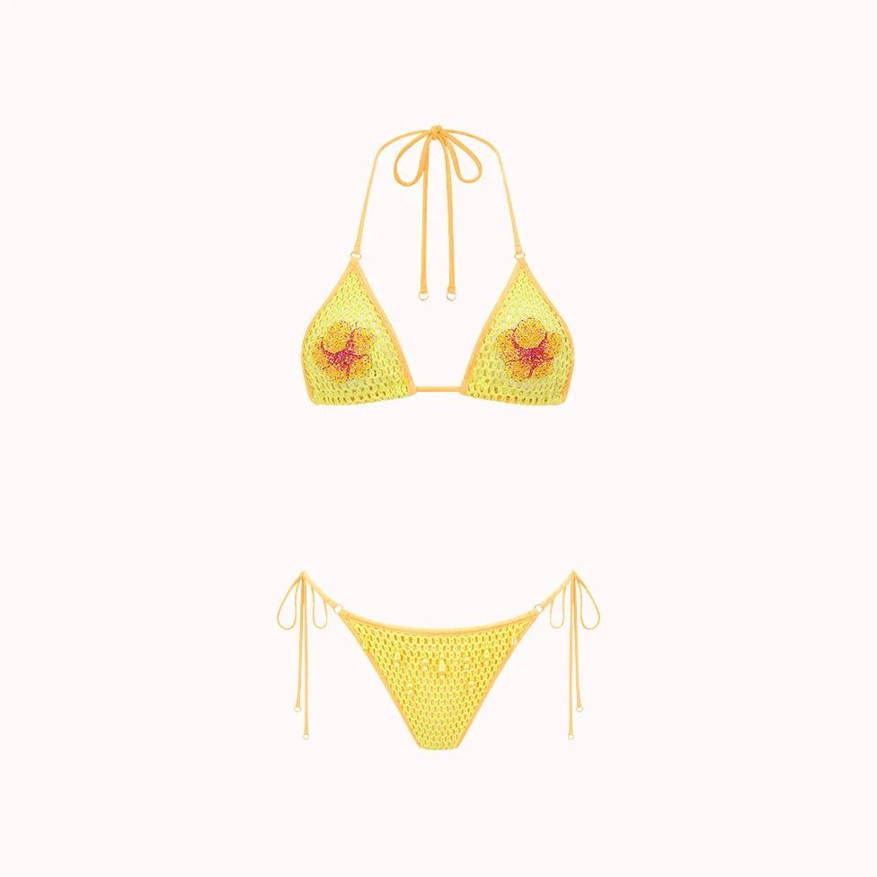 熱帶莎莉三件式泳衣