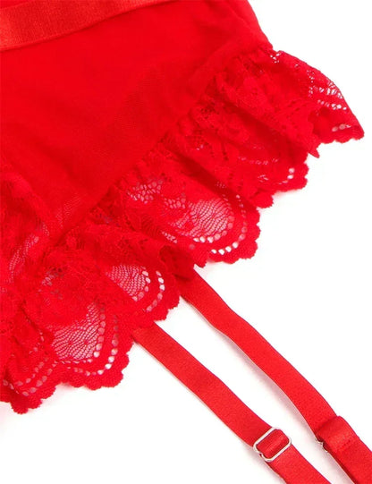 Comeondear 吊帶女式泰迪連身衣性感加大尺寸連身褲內衣鋼圈蕾絲吊襪帶緊身衣修身連身睡衣