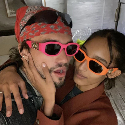 復古小矩形太陽眼鏡