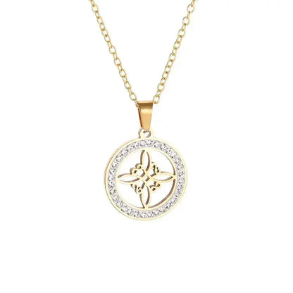 Delicado colgante de cruz de cristal para mujeres y niñas, collar elegante para fiestas, bodas, joyería católica, amuleto de regalo.