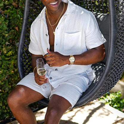 舒適涼爽男士沙灘短褲套裝