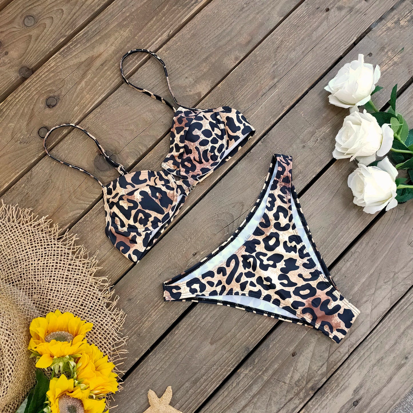 LeoQueen 三件式泳衣