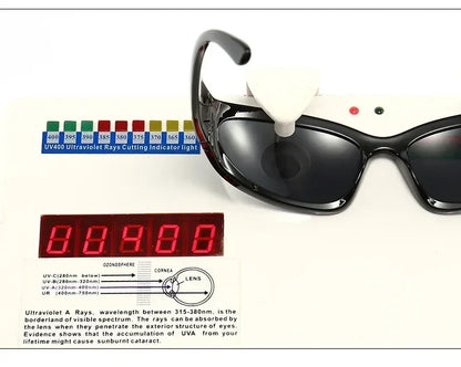 獨特的Y2K設計師奢華太陽眼鏡，女士長方形大框太陽眼鏡，男士戶外防紫外線經典2000S黑色款