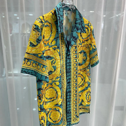 Vintage Luxury two piece beach shorts set