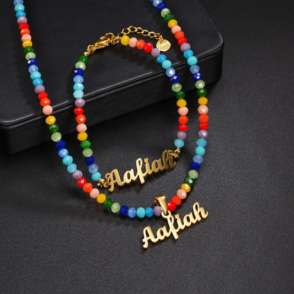 Joyería personalizada con cuentas