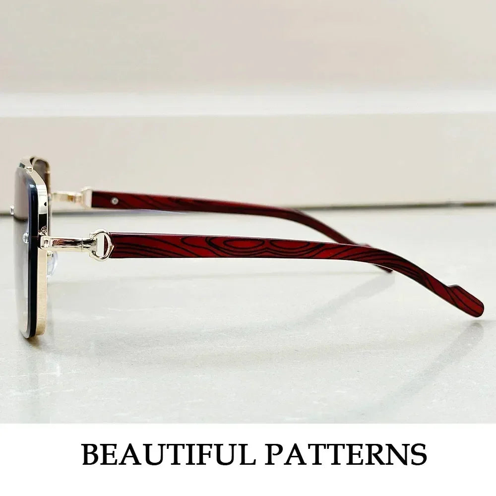 New Square Sunglasses For Men Vintage Outdoor Sunglasses Oculos Designer Wooden Glasses Sunscreen Sun Lentes Dropshipping Gafas