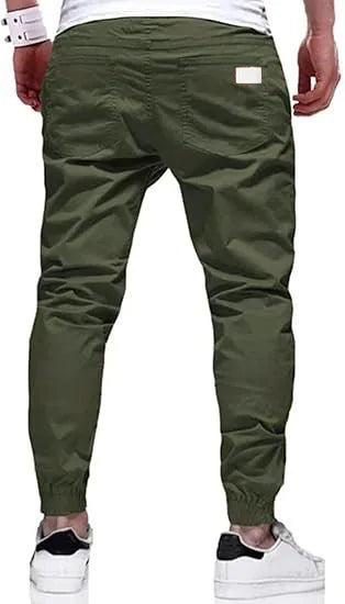 Pantalones deportivos casuales para hombre, pantalones deportivos tipo jogger cargo tipo harén, pantalones pitillo.