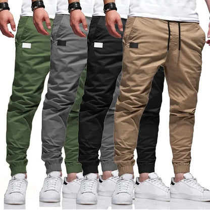 Pantalones deportivos casuales para hombre, pantalones deportivos tipo jogger cargo tipo harén, pantalones pitillo.